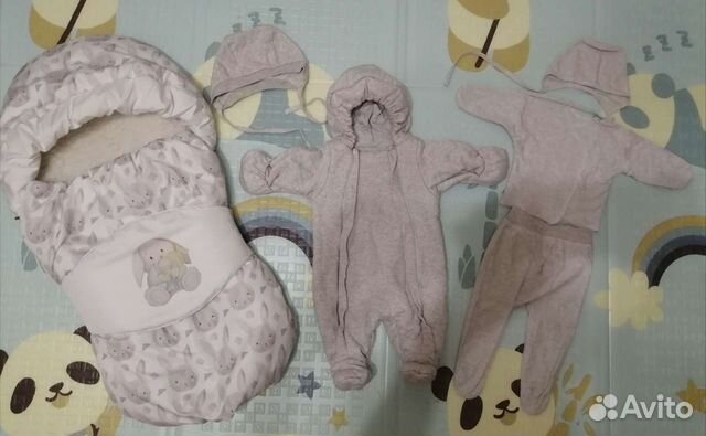 Зимний конверт на выписку