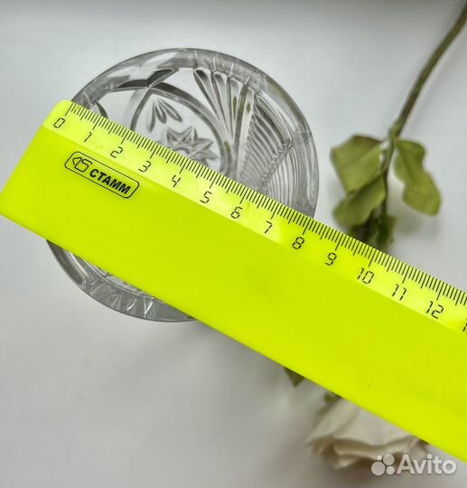 Ваза (подбукетник) СССР хрусталь