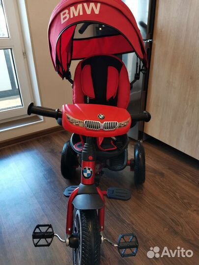 Детский трехколесный велосипед bmw