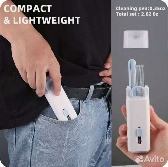 Устройство для чистки клавиатуры, наушников, 7 в 1