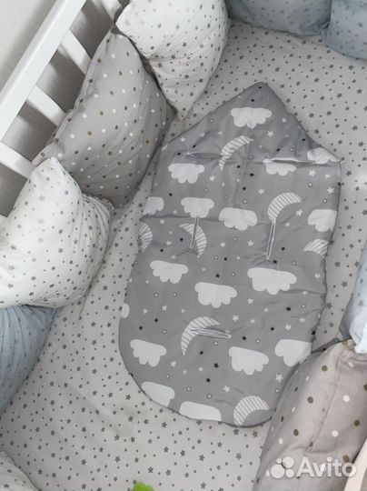 Конверт на выписку демисезонный с прорезями