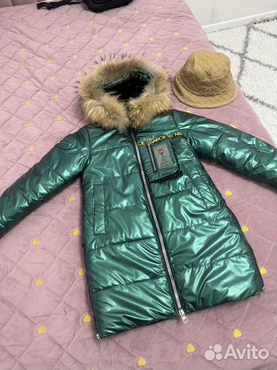 Куртка зимняя для девочки размер 152
