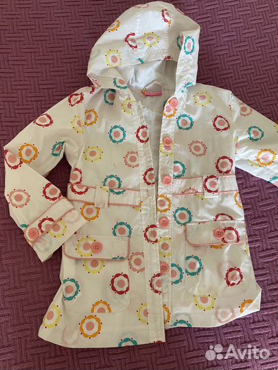 Ветровка дождевик для девочки 116-122