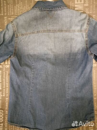 Джинсовая рубашка для мальчика