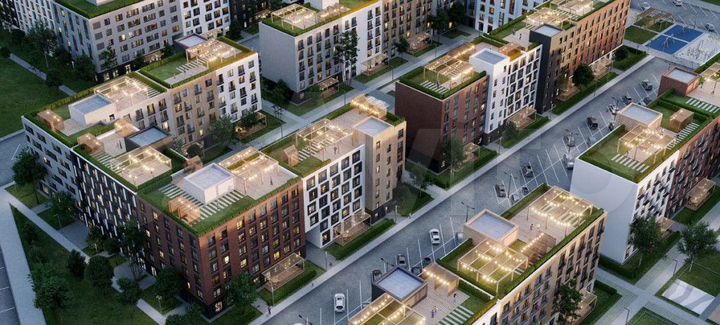 2-к. квартира, 51,9 м², 4/6 эт.