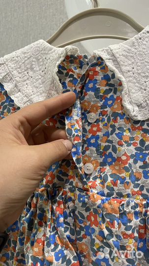 Платье боди для девочки 74 80 86