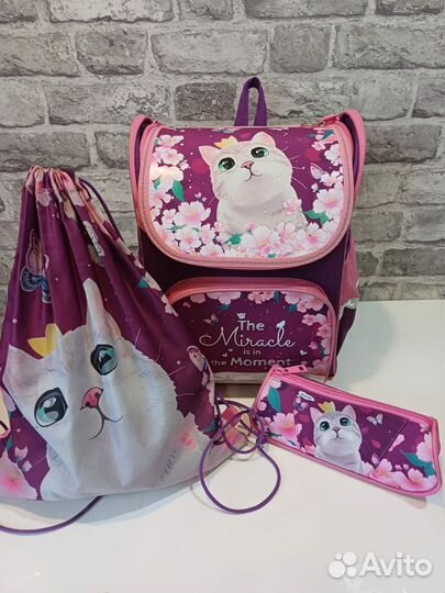 Рюкзак школьный для девочки 1 класс