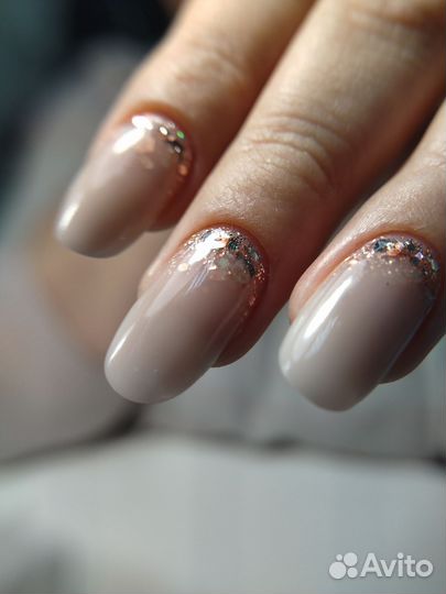 Маникюр+ гель-лак, наращивание ногтей