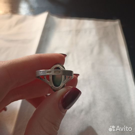 Кольцо серебряное СССР