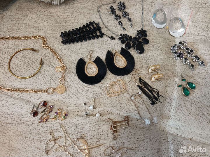 Ожерелье, серьги, Чокер, браслеты бижутерия