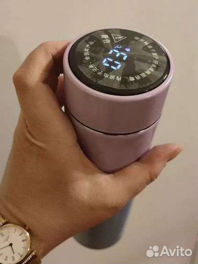 Умный термос 500 мл с сенсорным дисплеем темп-ры