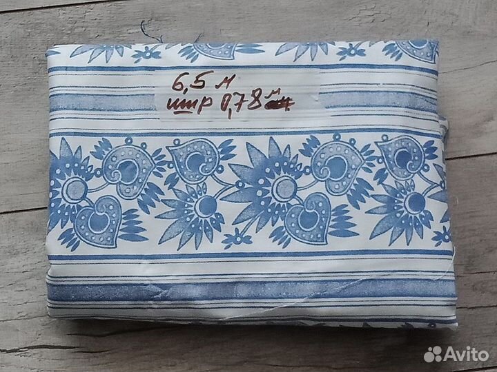 Отрез ткани тик наволочный