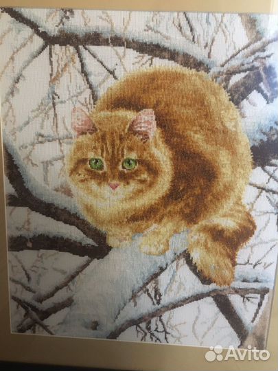 Картина ручной работы - вышивка