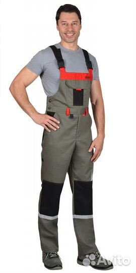 Полукомбинезон рабочий мужской/спецодежда летняя