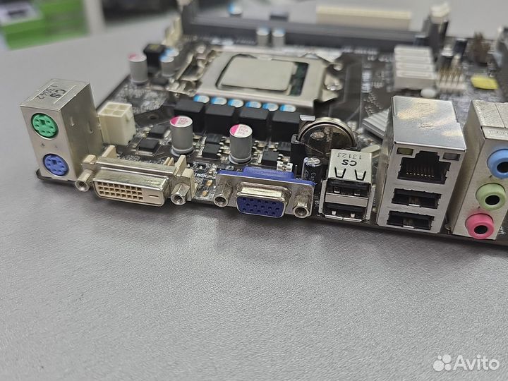 Материнская плата 1155 ECS h61h2-mv бу