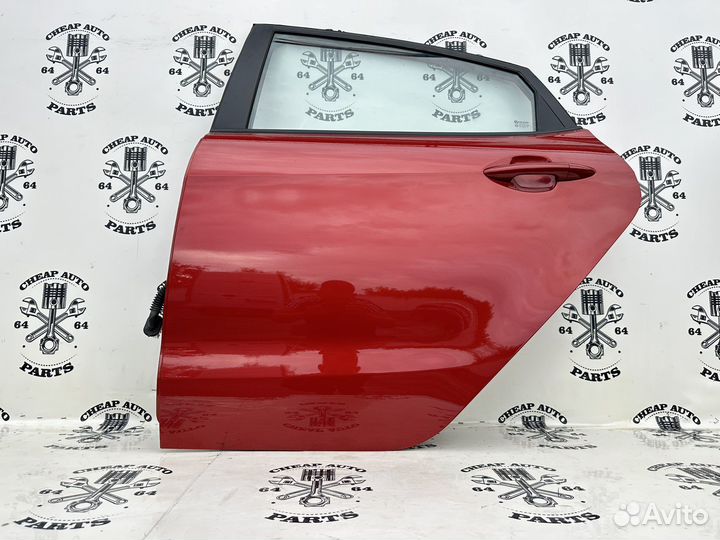 Дверь задняя левая Kia Rio 3 Б/у Оригинал в сборе