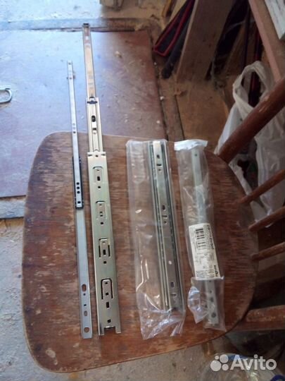 Направляющие шариковые для ящиков. Остатки от пр