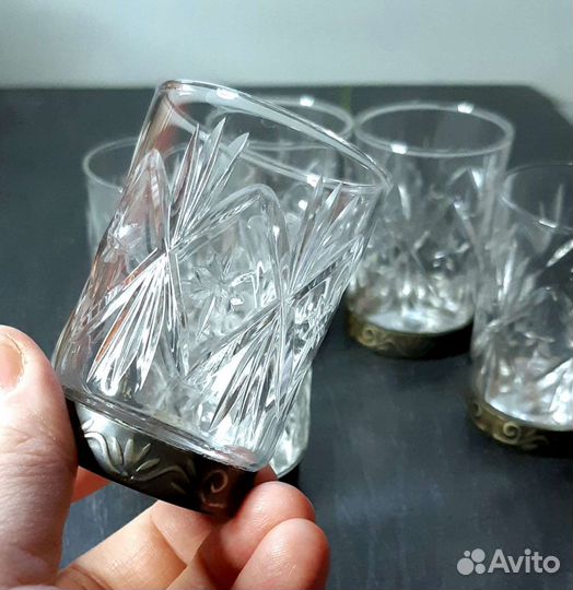 Стопки хрустальные СССР