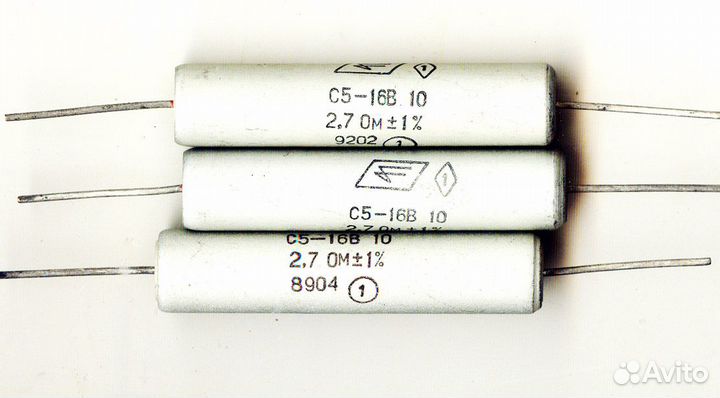 Резисторы СССР С5-5 С5-16 С5-37 млт 0,5-10Вт