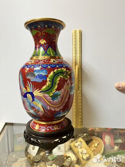 Ваза клуазоне