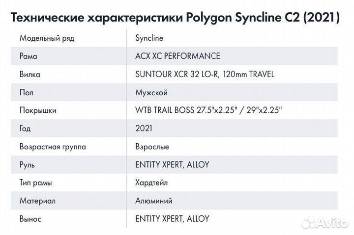 Горный Polygon Syncline C2 27.5 2021