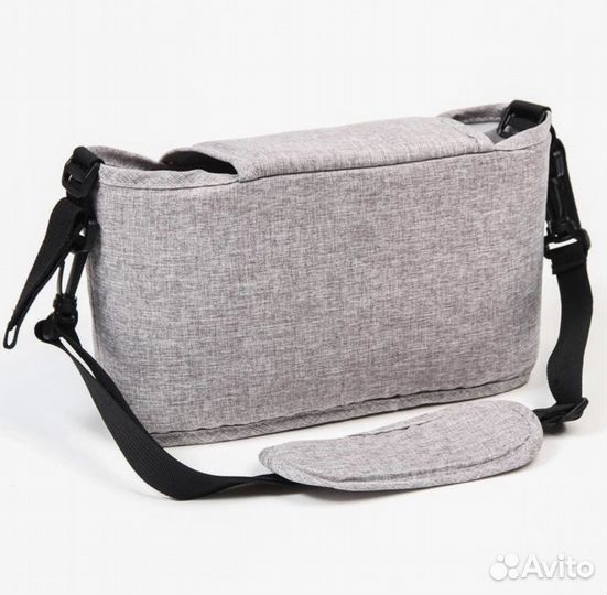 Сумка-органайзер для коляски, цвет серый