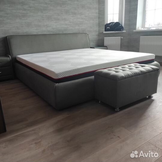 Лофт кровать с низким изголовьем