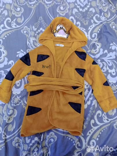 Халат детский банный тигренок