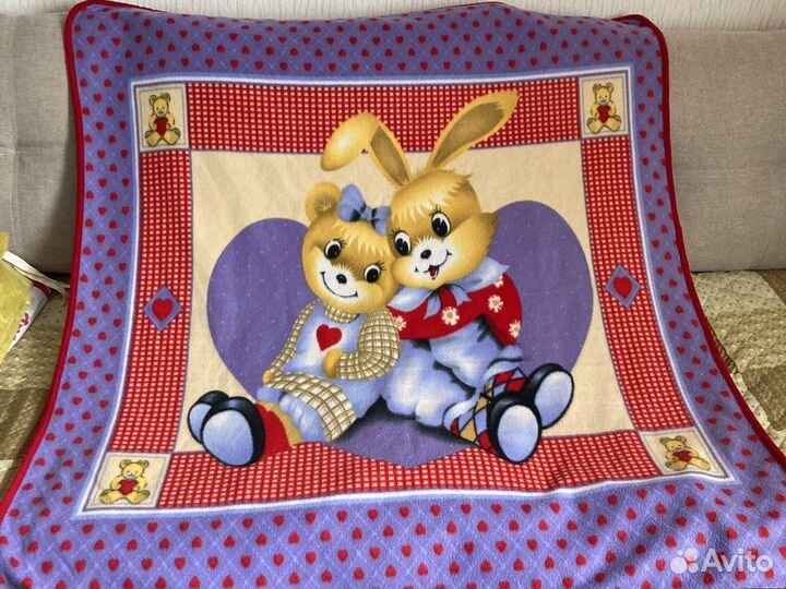 Плед детский флисовый