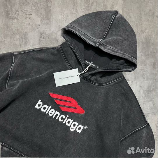 Худи Balenciaga флис