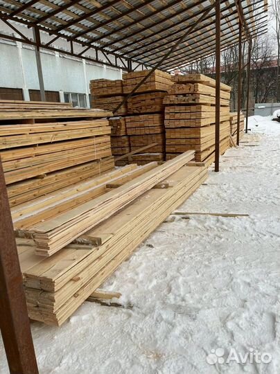 Брус обрезной 100х100х6000мм