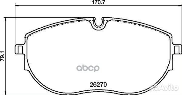 Колодки 2627001 Textar