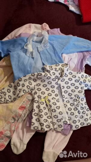 Вещи детские 3 пакета размеры с 56-74