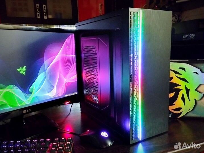Rx570, intel 8/16 ядер, 16 озу, SSD. Игровой пк