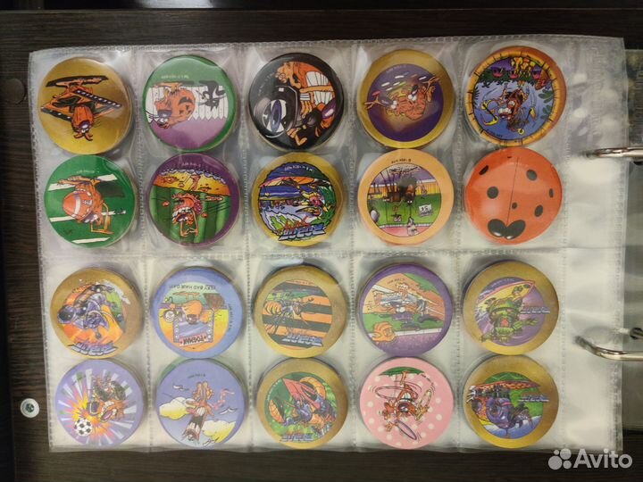 Фишки, сотки, кэпсы полные коллекции