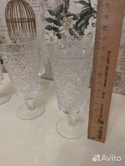 Бокалы для шампанского хрусталь СССР