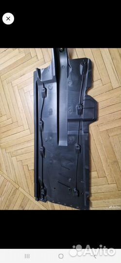 Защита днища левая skoda rapid