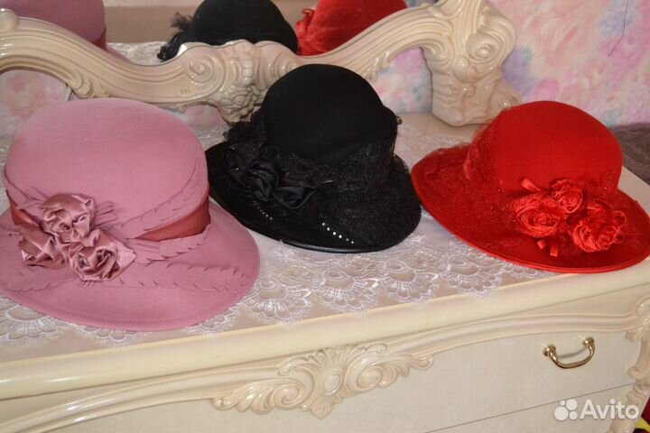 Шляпа розовая, новая