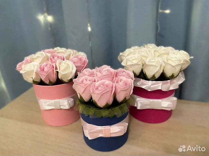 Мыльные розы букеты