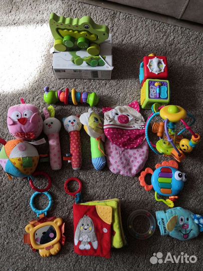 Игрушки погремушки пакетом