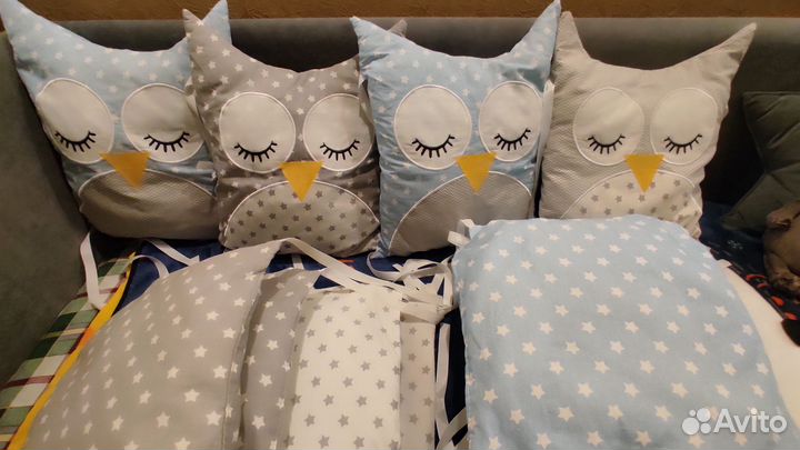 Бортики в кроватку