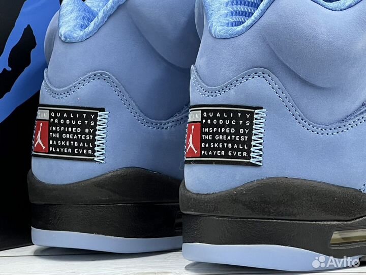 Кроссовки Nike Air Jordan 5 UNC University Blue