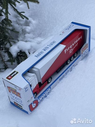 Машинка Мерседес Актрос фура масштаб 1/43