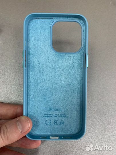 Кожаный чехол iPhone 13Pro