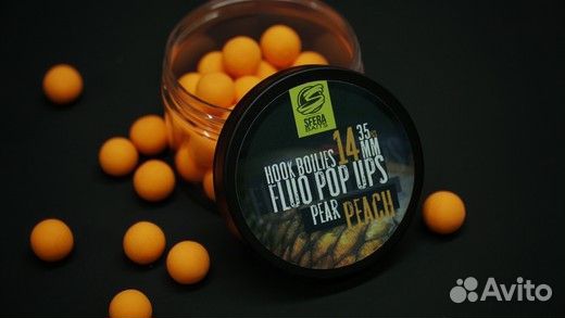 Sfera Baits Fluo Pop-ups Pear Peach (Груша и Перс
