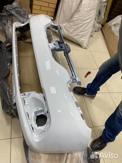 Бампер Логан 2 цвет 369 blanc glacier