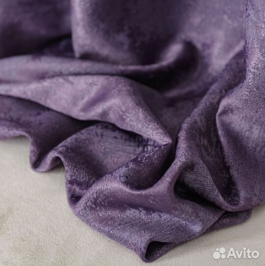 Портьеры мрамор Зарина Фиолет шторы