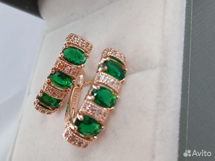 Стильные серьги 2,7см