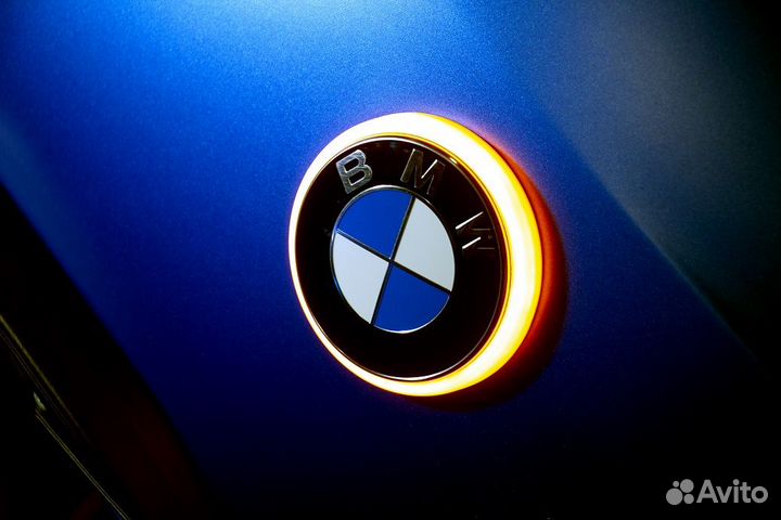 Эмблема BMW мото с подсветкой