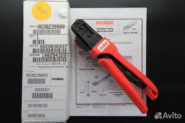 Кримперы Molex под SATA, PATA, молекс купить в Москве | Электроника | Авито